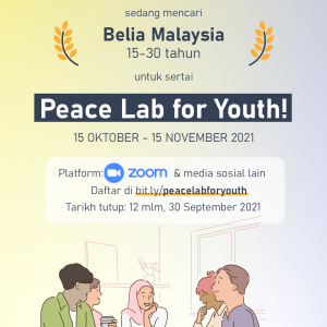 Mohon sekarang sebagai peserta Peace Lab for Youth (PLY)!
